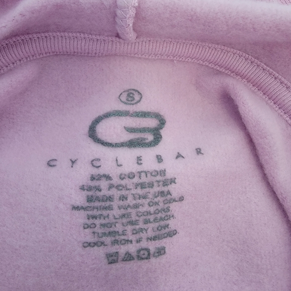 NWT Cyclebar Pink Fun Ride Hoodie - Picture 5 of 5